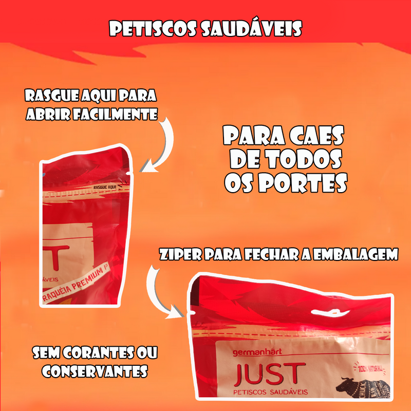 Petisco para cães Natural Mastigável Desidratado Tendão Bovino