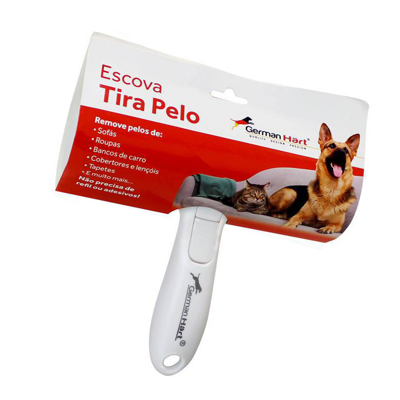 Escova Tira Remove Pelo Pet Dog Gato Reutilizável Ecológico